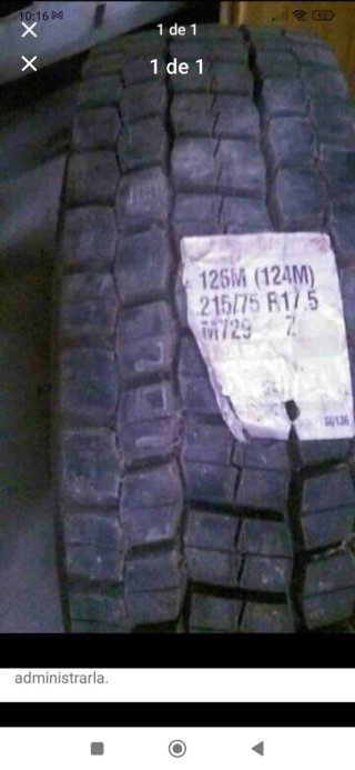 Rueda Camión 215/75 R17.5 Nueva