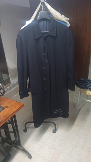Cappotto blu uomo