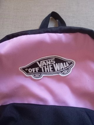 Mochila Vans rosa y negra