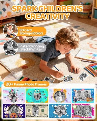 Cámara Fotos Infantil Instantánea
