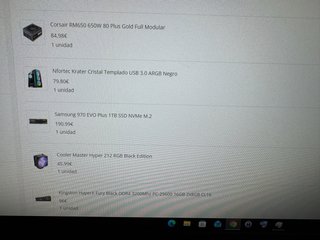 PC Gaming Para Piezas Separadas.