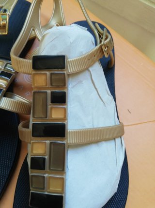 Sandalias Ipanema doradas talla 39