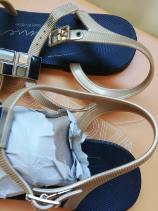 Sandalias Ipanema doradas talla 39