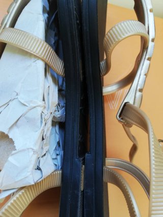 Sandalias Ipanema doradas talla 39