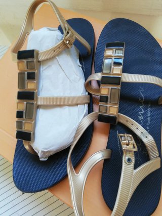 Sandalias Ipanema doradas talla 39
