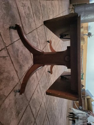 Mesa centro madera abatible