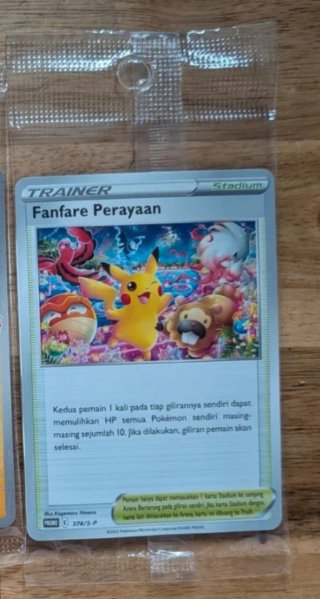 Carta Pokémon Fanfare Perayaan Stadium