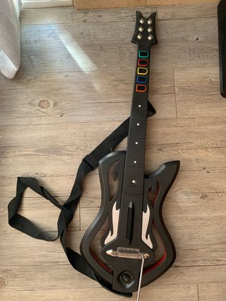 Guitarra Guitar Hero Negra Multicolor