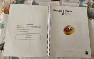 Libro de texto Música 1r ESO - ProDigi