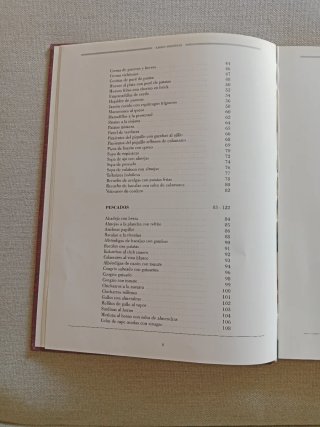 Libro de cocina "El menú de cada día" Arguiñano.