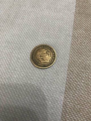 6 Monedas 1 Peseta Franco