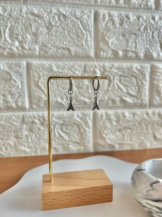 Pendientes Torre Eiffel Plata