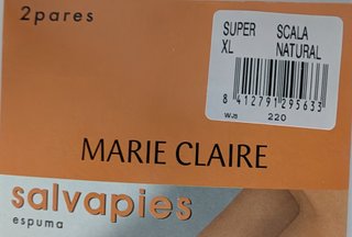 Lote 56 Salvapiés Marie Claire Espuma