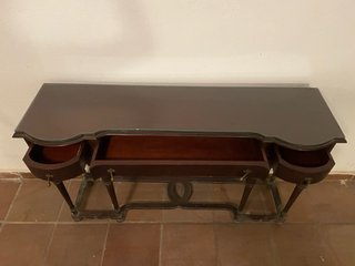 Consola recibidor madera antigua