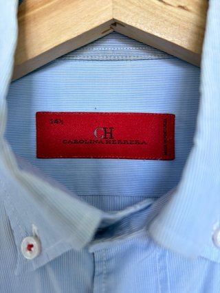 Camisa Carolina Herrera Azul