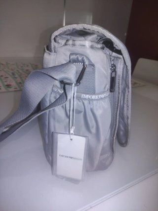 Bolso cambiador Emporio Armani Kids gris
