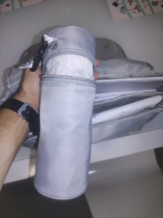 Bolso cambiador Emporio Armani Kids gris