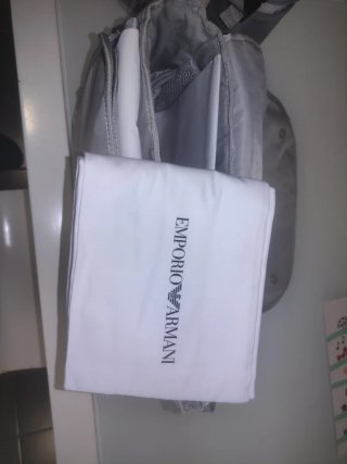 Bolso cambiador Emporio Armani Kids gris
