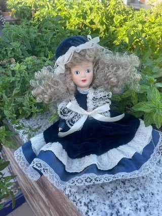 Muñeca porcelana 25cm
