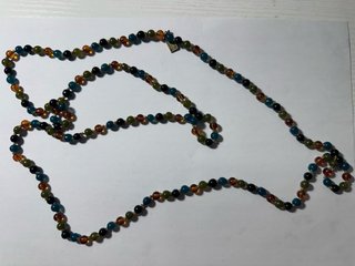 Collana donna perle multicolor