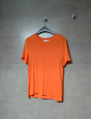 Camiseta naranja Mango Talla m