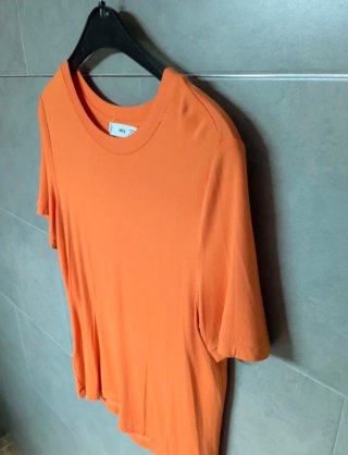 Camiseta naranja Mango Talla m
