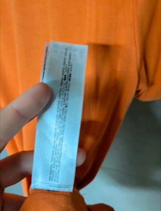 Camiseta naranja Mango Talla m