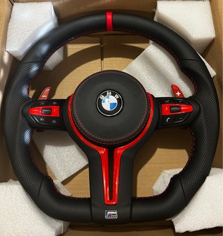 Volante BMW M Negro/Rojo Series E/F