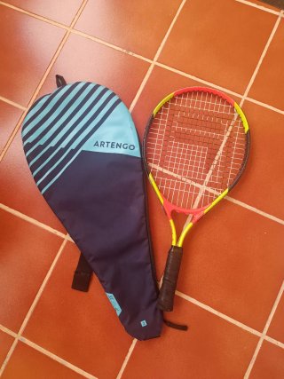Raqueta de tenis 21 con funda