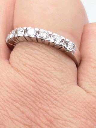 Anillo oro 18k diamantes