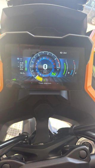Moto Zontes 703F Adventure Azul/Naranja