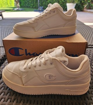Zapatillas Champion Rebound Low Cut Mujer Blancas