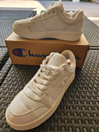 Zapatillas Champion Rebound Low Cut Mujer Blancas
