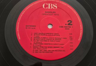 Bangles - Greatest Hits LP