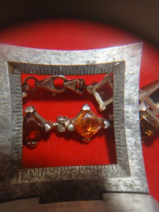 Pulsera Plata Ámbar Báltico