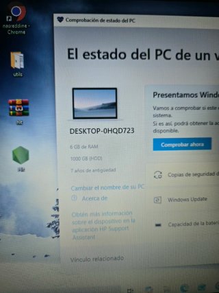 Portátil HP i5 Rojo