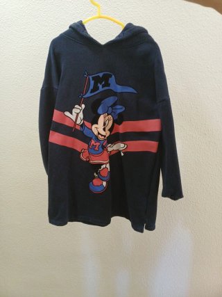 Vestido Minnie Mouse Azul y Rojo 10 años