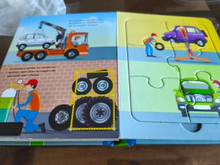 Libro de Puzzles de Vehículos