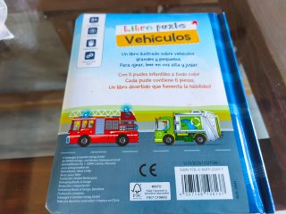 Libro de Puzzles de Vehículos