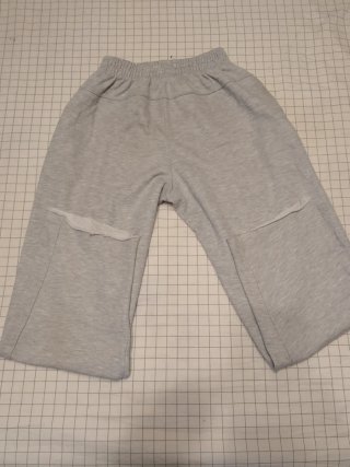 Pantaloni felpati grigi per bambini FLC DEPT.