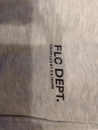 Pantaloni felpati grigi per bambini FLC DEPT.