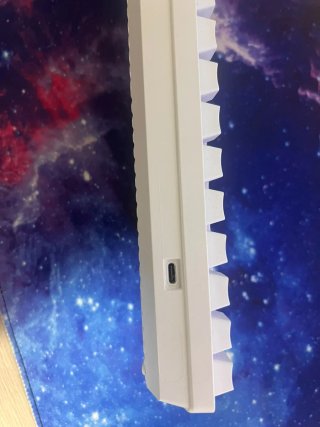 Teclado Mecánico Compacto Blanco