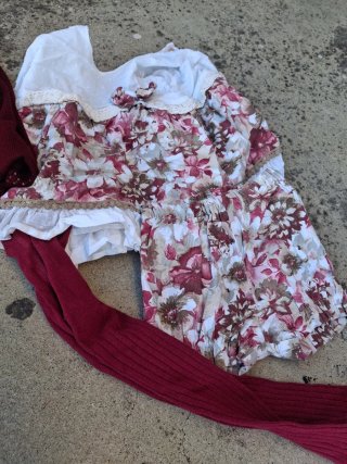 Conjunto Nekenia 36 meses. Con leotardos y chaquet