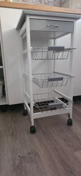 Carrito verdulero cocina 3 cestas