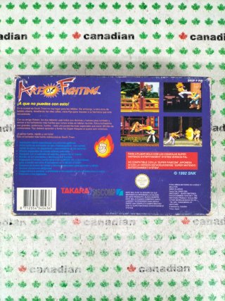 Art of Fighting Super Nintendo PAL