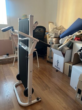 Cinta de andar plegable vidaXL negra