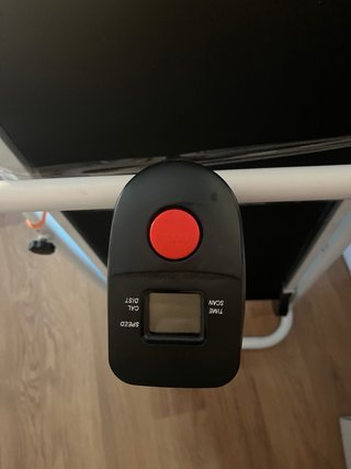 Cinta de andar plegable vidaXL negra