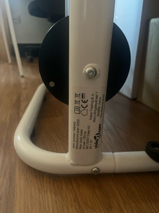 Cinta de andar plegable vidaXL negra