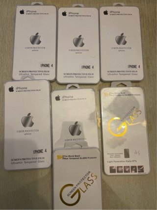 Cover protettiva in vetro temperato per iPhone