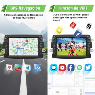 AWESAFE Radio Android 15 2+64 GB Renault Dacia